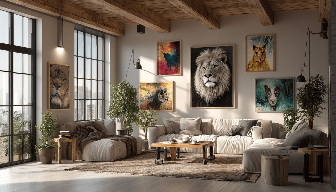 Comment les portraits personnalisés d'animaux peuvent transformer votre intérieur